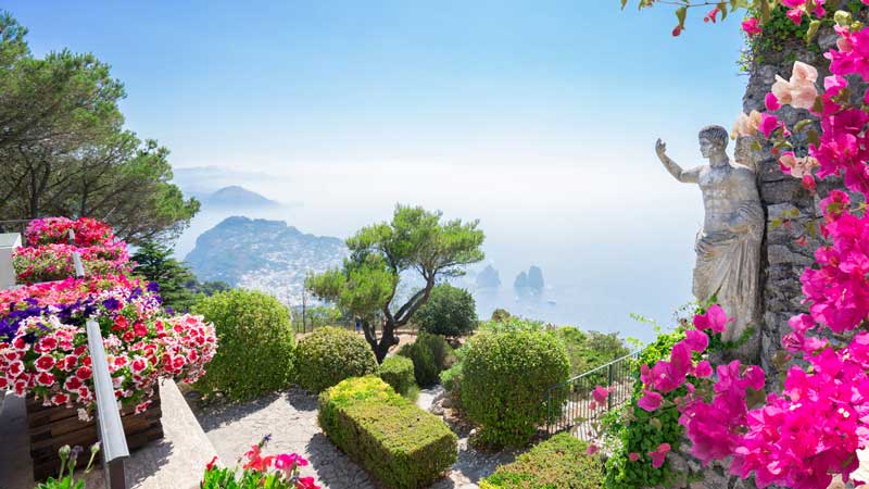 Capri med Axel Munthes villa