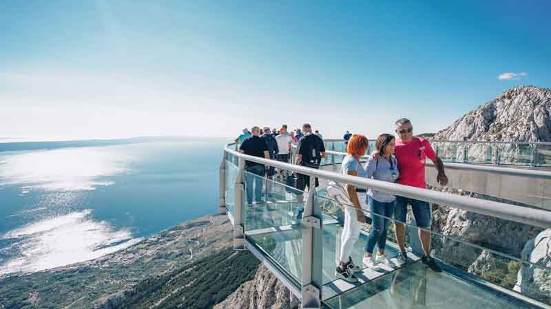Vandring i Biokovos naturreservat och Skywalk Biokovo
